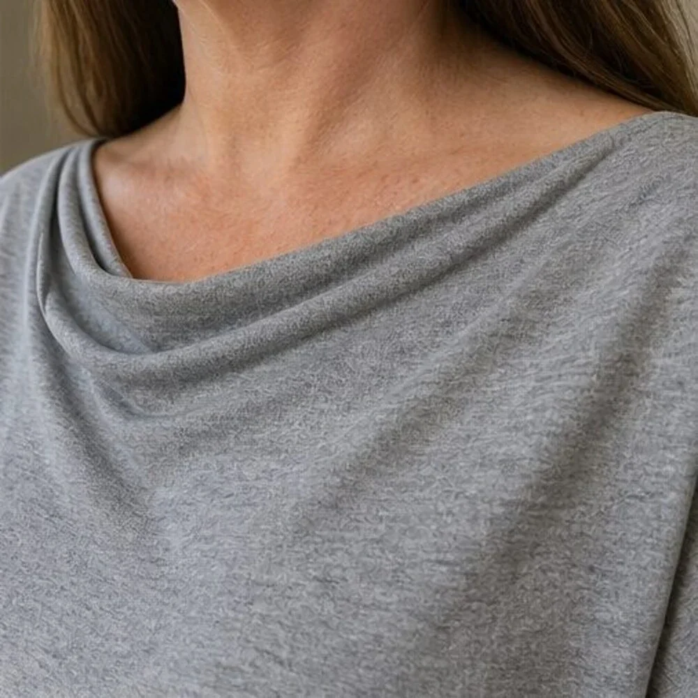 Gray Tunic Blouse